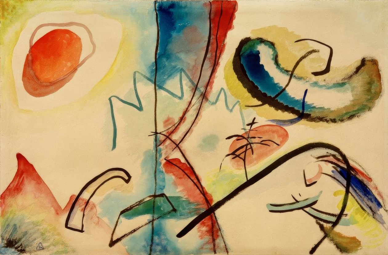 Uden titel (improvisation) af Wassily Kandinsky
