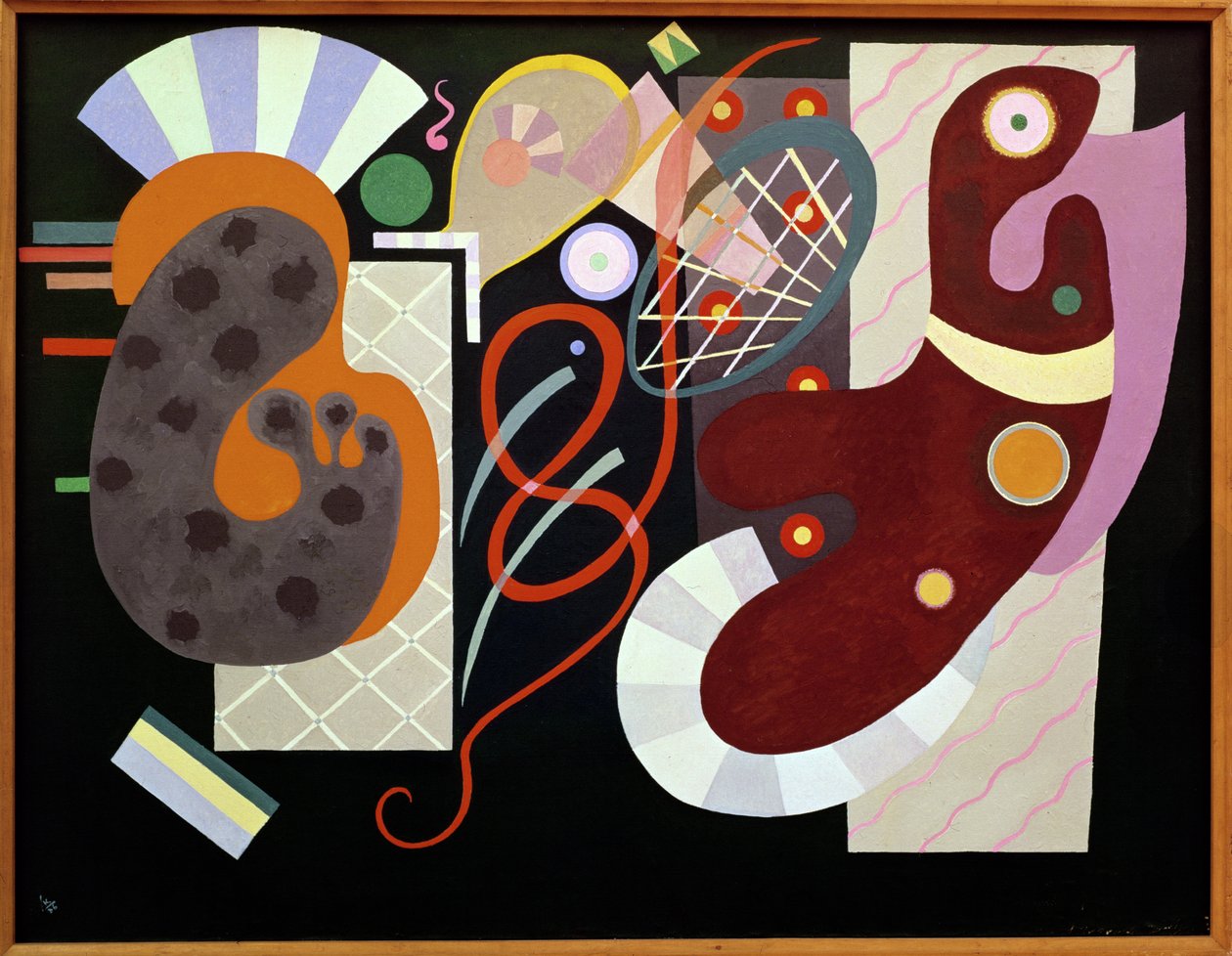 Rød knude, 1936 af Wassily Kandinsky