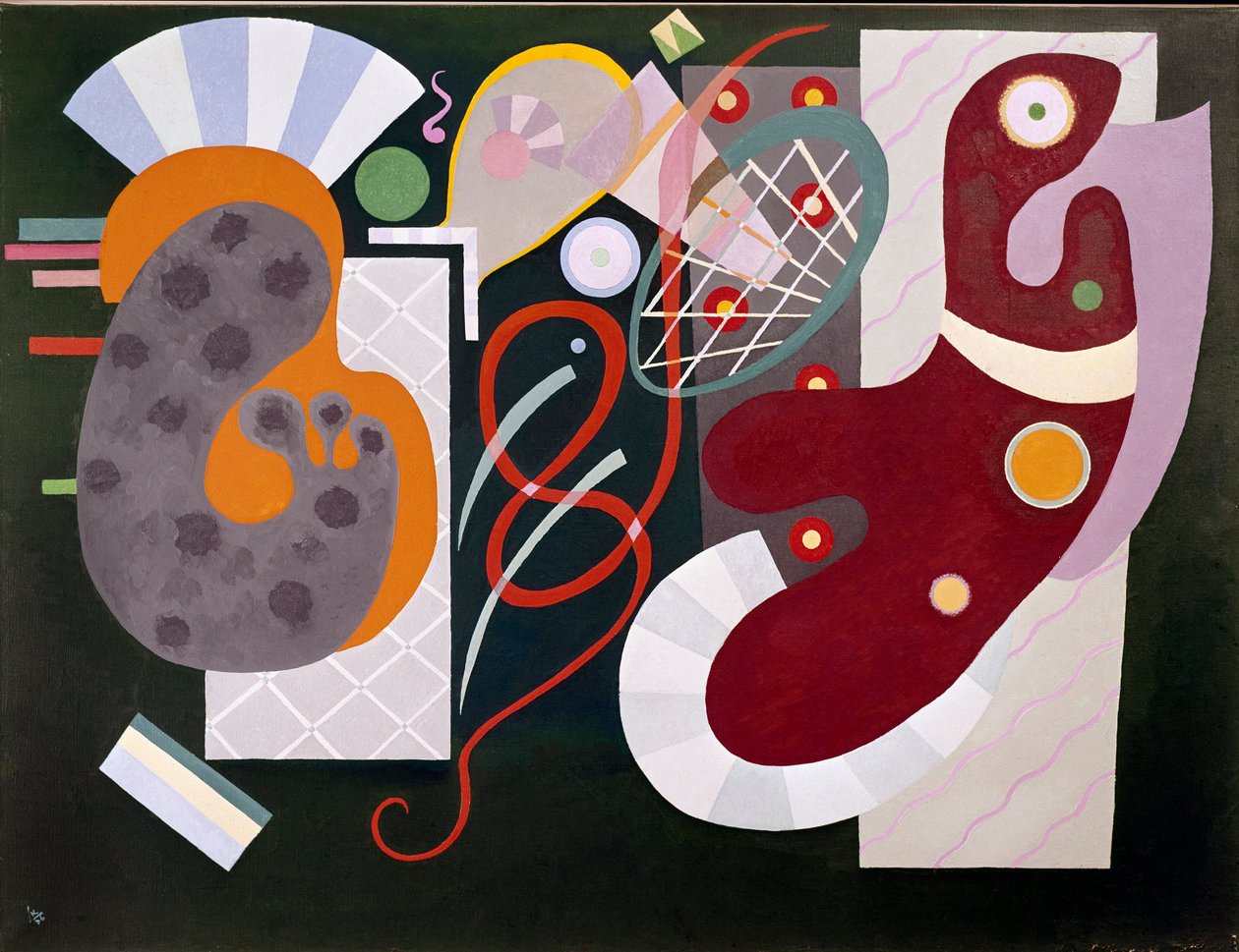 Red Knot Maleri af Vassily Kandinsky af Wassily Kandinsky
