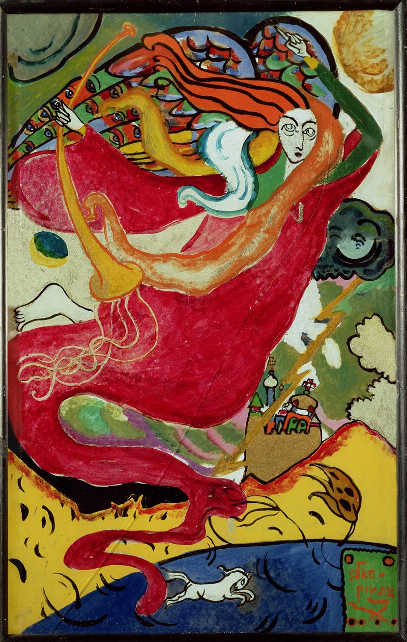 St. Gabriel, 1911 af Wassily Kandinsky
