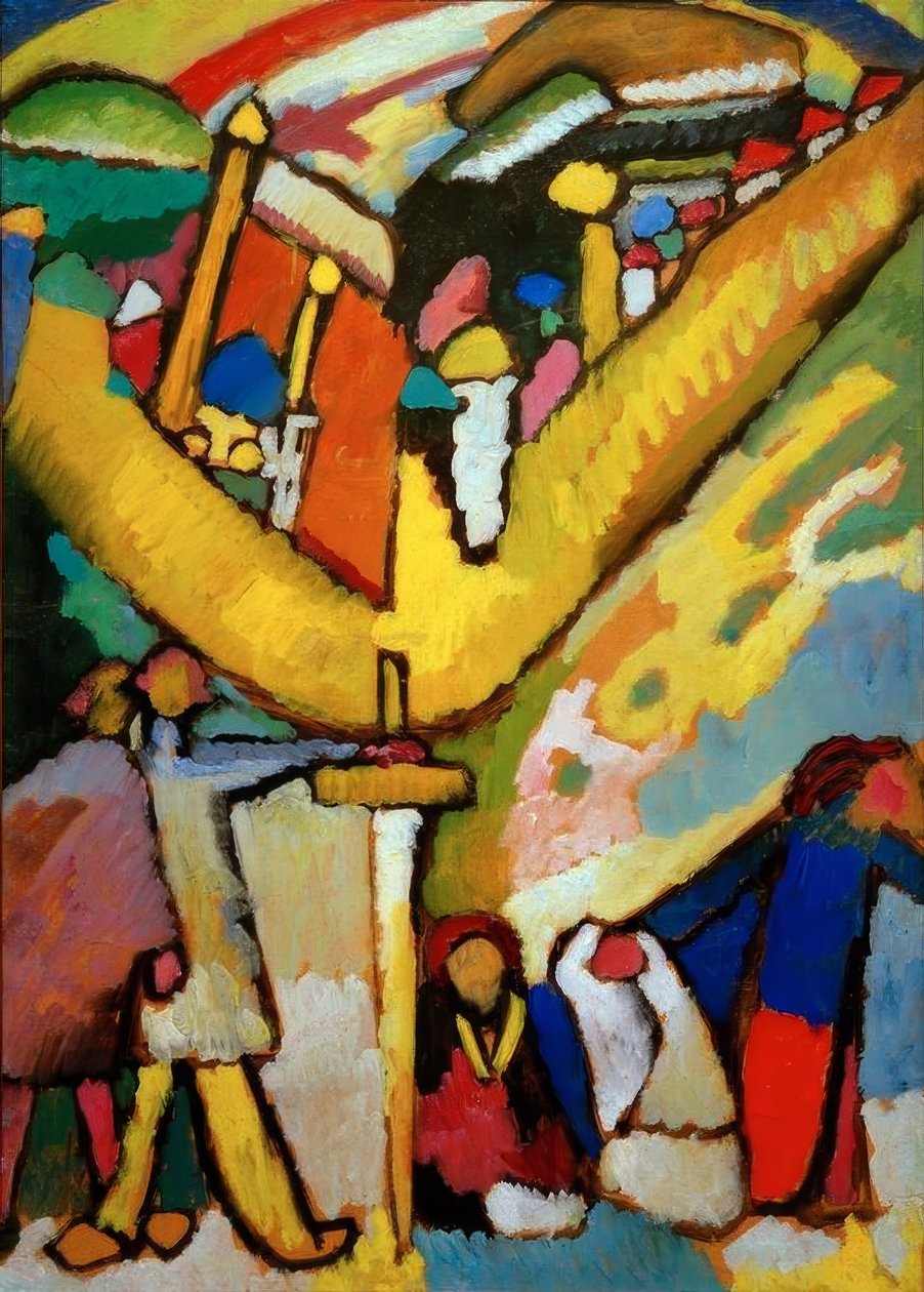 Undersøgelse om improvisation 8 af Wassily Kandinsky