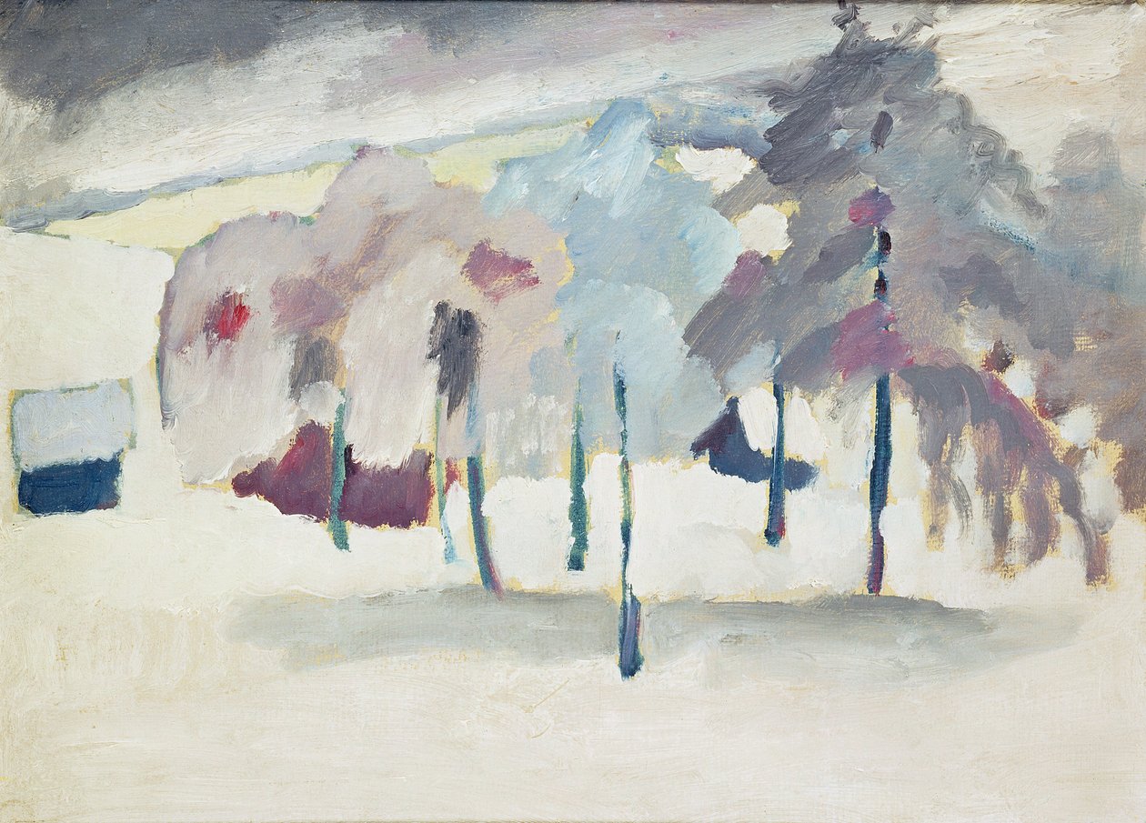 Studie af Murnau V, ca.1910 af Wassily Kandinsky