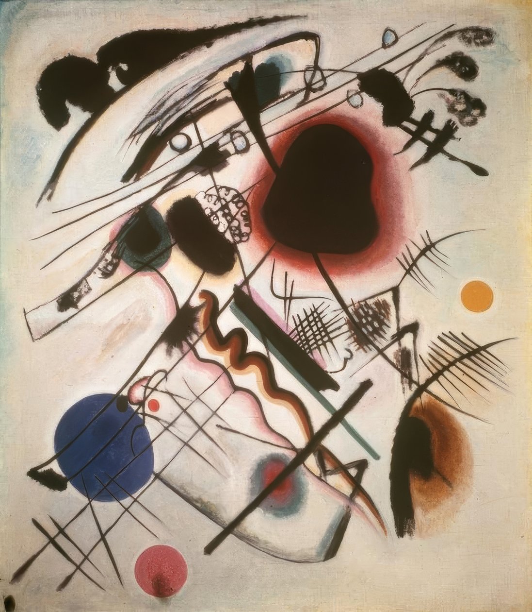 Sort plet af Wassily Kandinsky