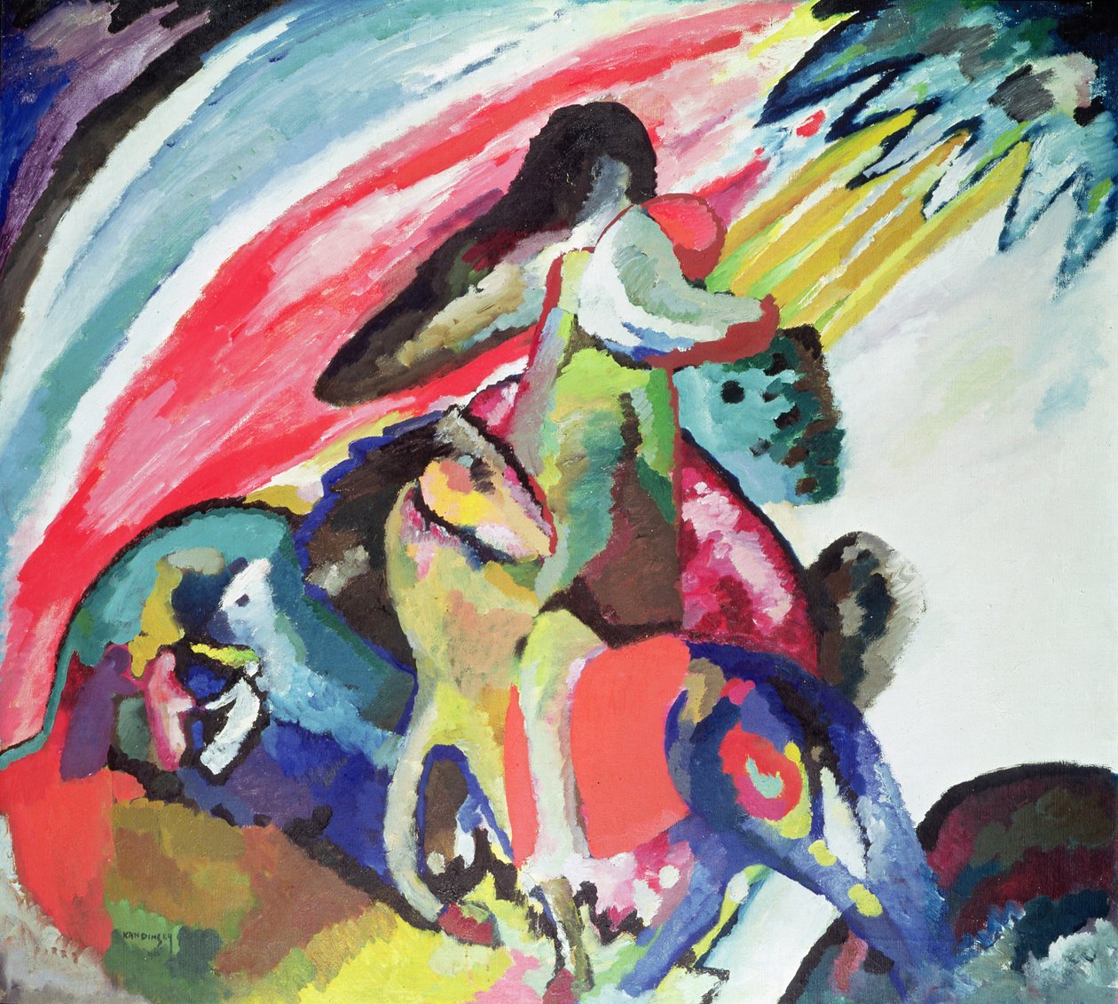Rytteren af Wassily Kandinsky