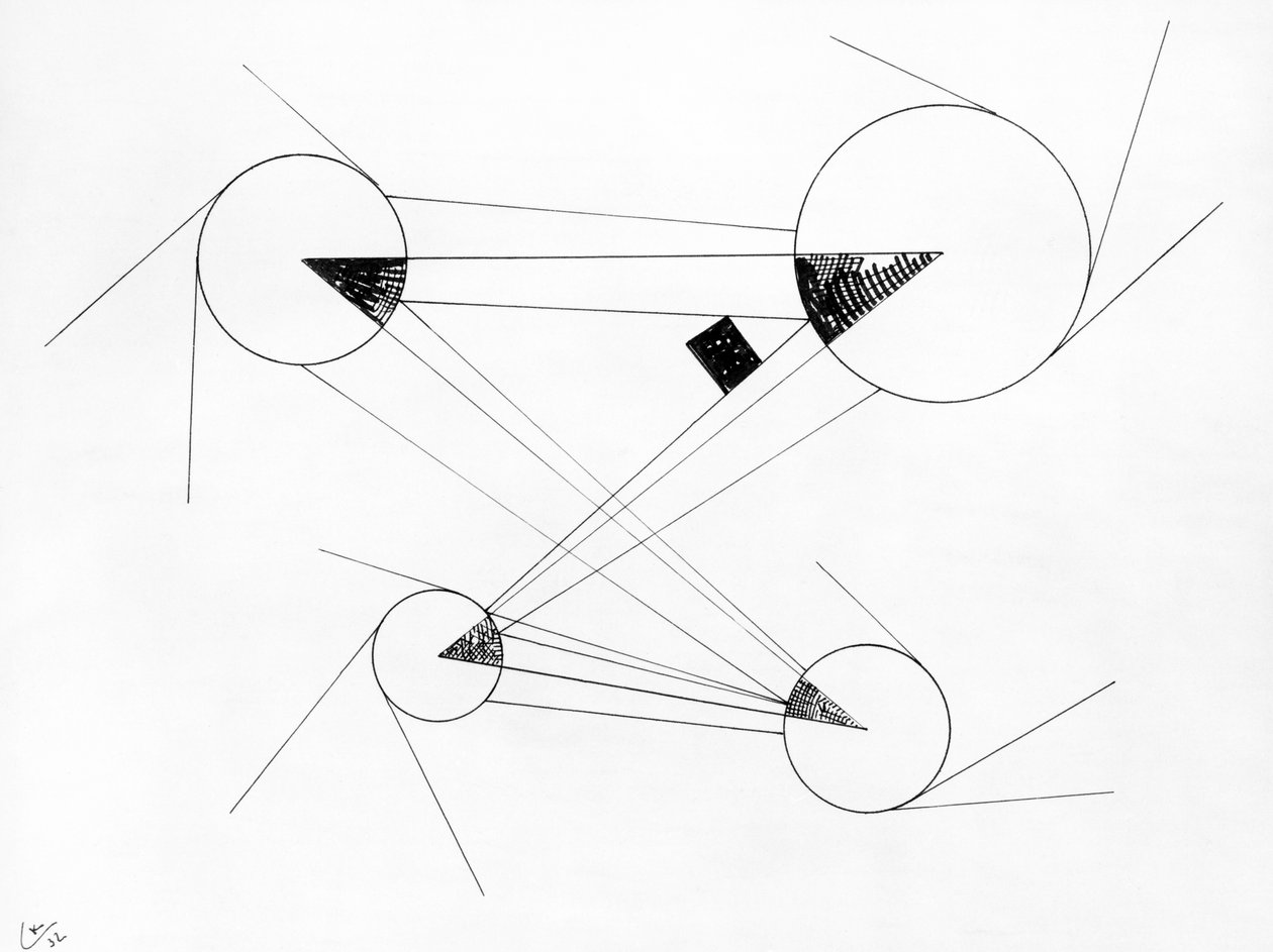 Uden titel, 1932 (pen og tusch) af Wassily Kandinsky