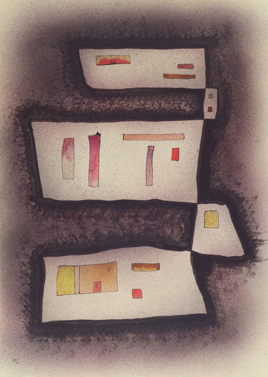 Behavior, 1931 (wc) af Wassily Kandinsky
