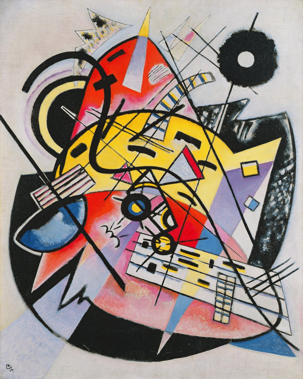 Hvidt punkt af Wassily Kandinsky