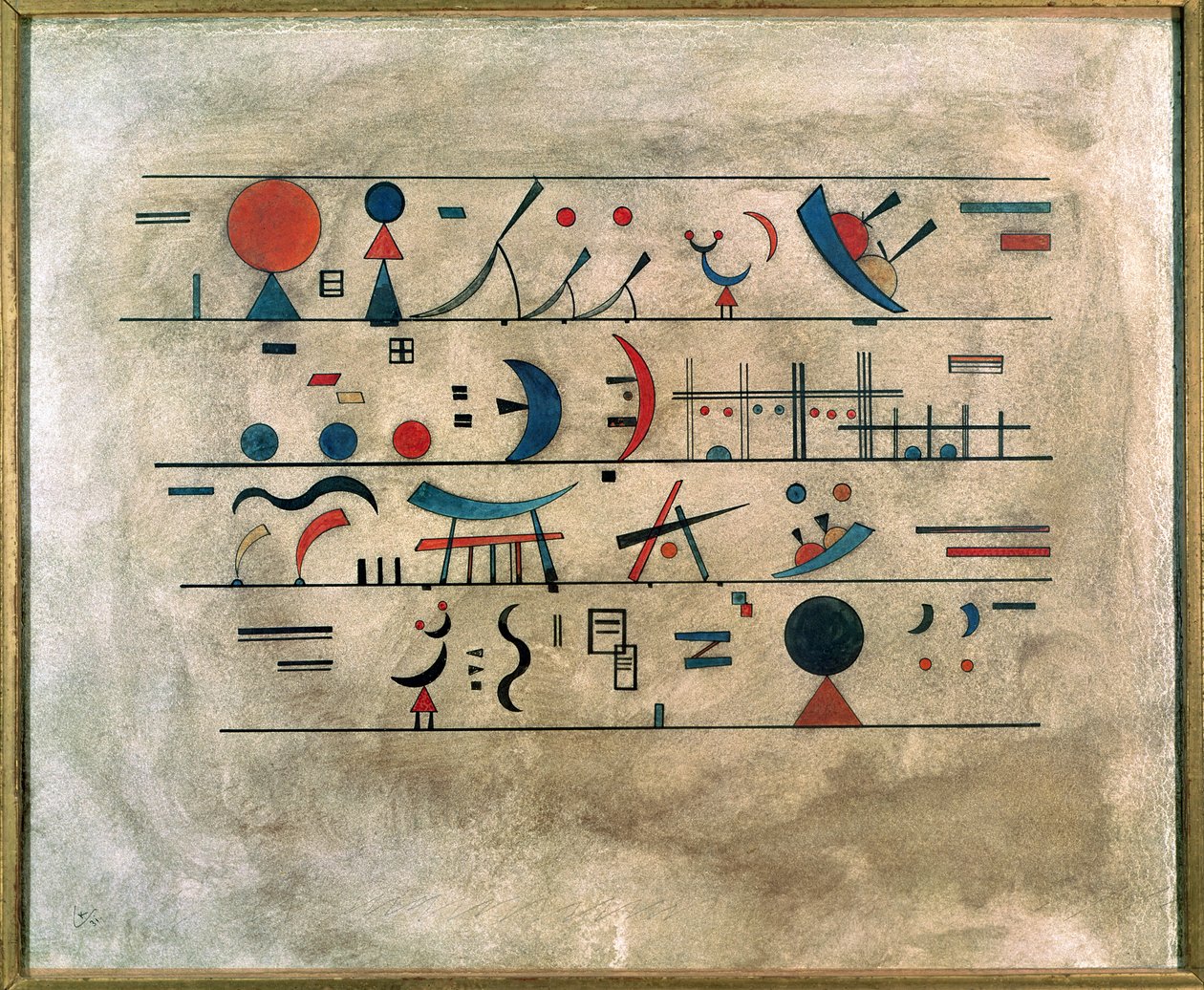 Serie af skilte, 1931 af Wassily Kandinsky