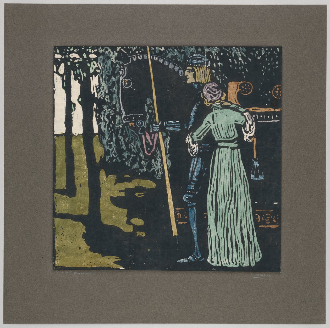 Afsked (anden tilstand) af Wassily Kandinsky