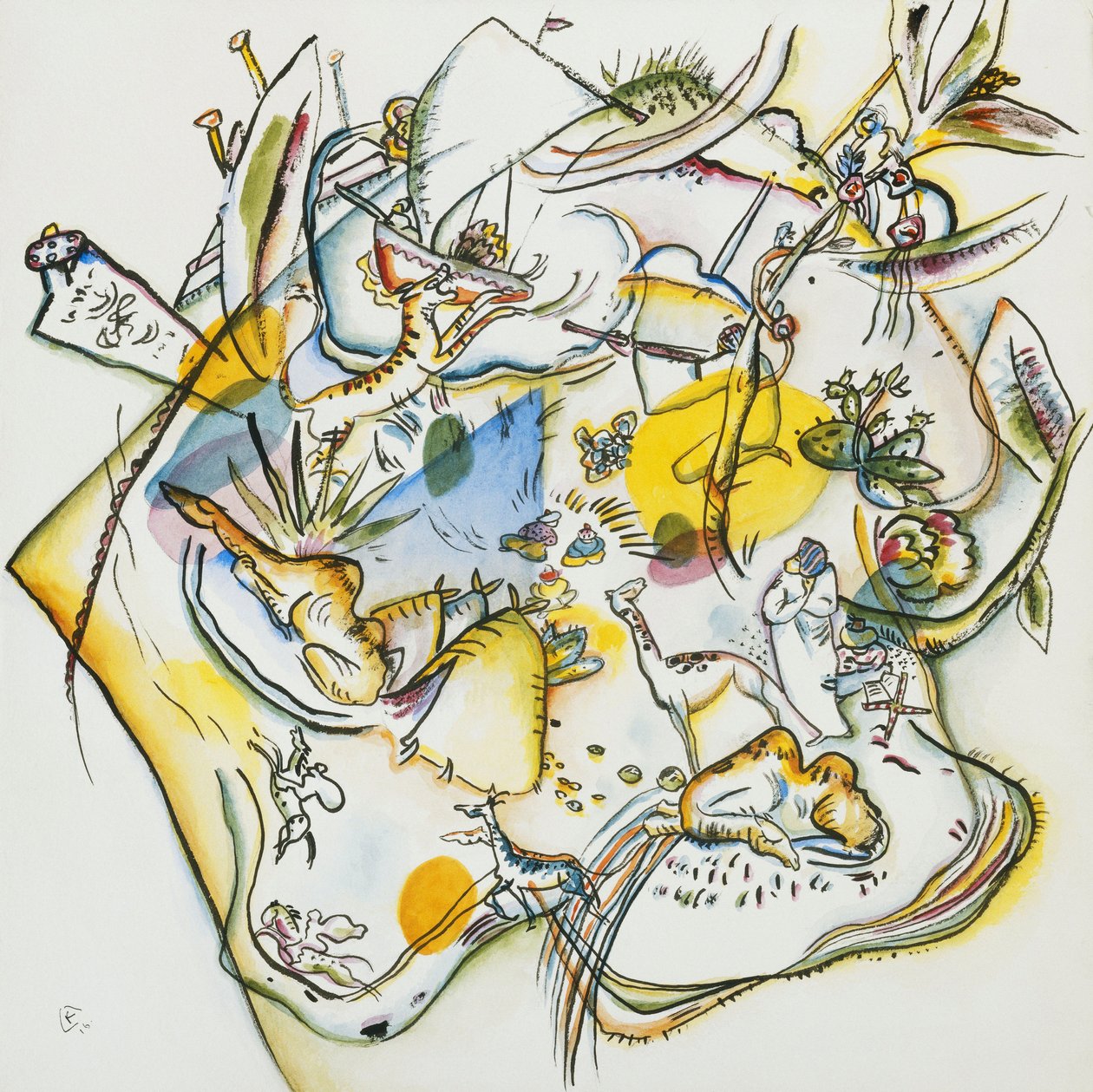 Afrika af Wassily Kandinsky