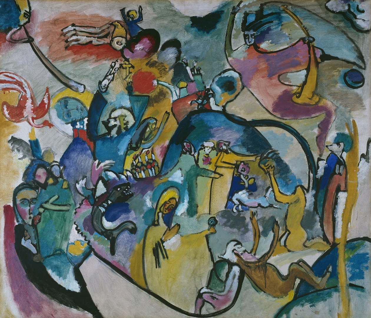 Allehelgensdag II, 1911. af Wassily Kandinsky