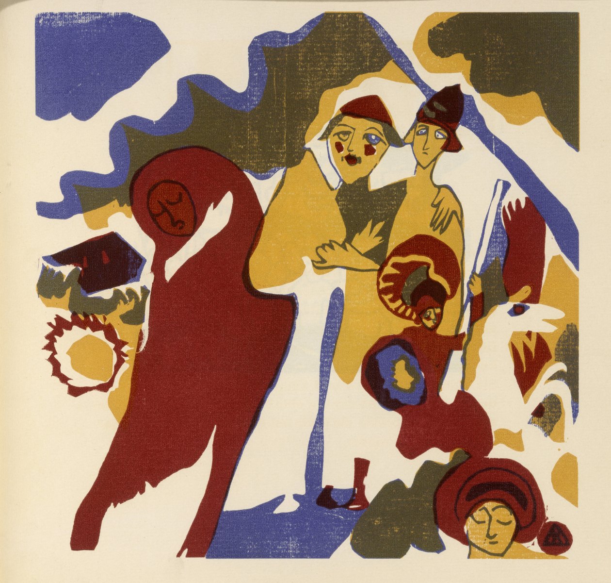Allerheiligen (Blatt 46 aus: "Klänge") af Wassily Kandinsky
