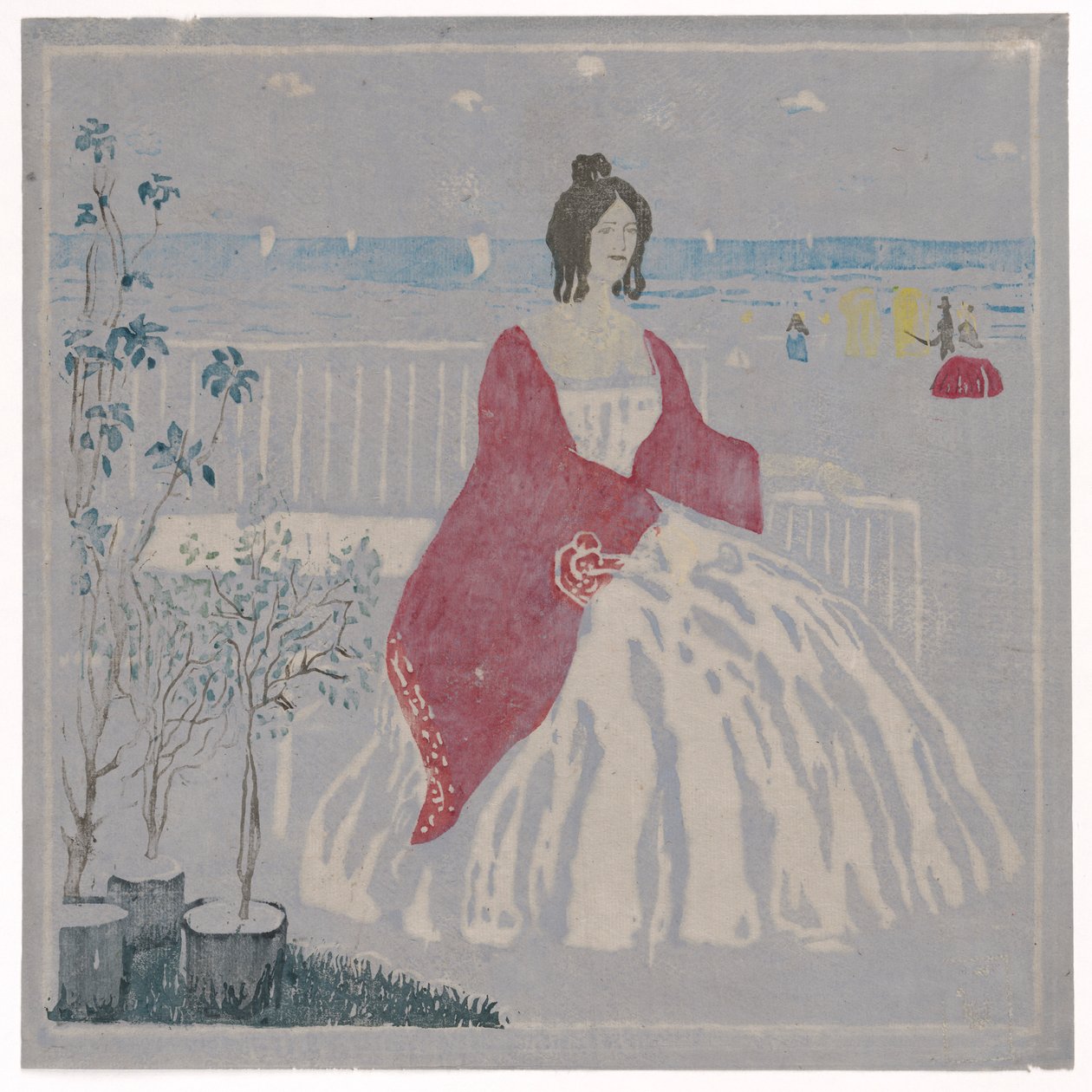 På stranden (se GMS 217) af Wassily Kandinsky