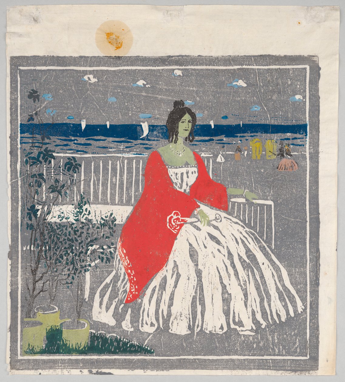 På stranden (se GMS 217) af Wassily Kandinsky