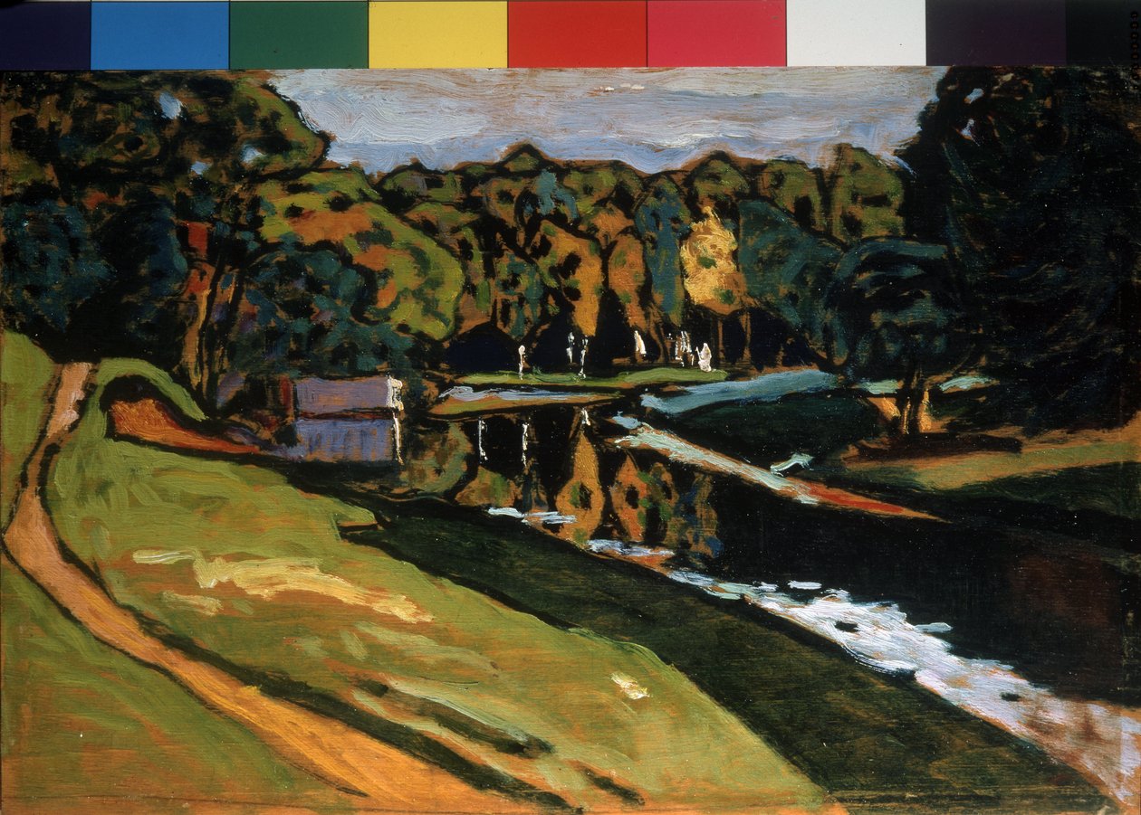 ""Autumn"" maleri af Vassily Kandinsky (eller Wassily Kandinsky eller Kandinskyj af Wassily Kandinsky