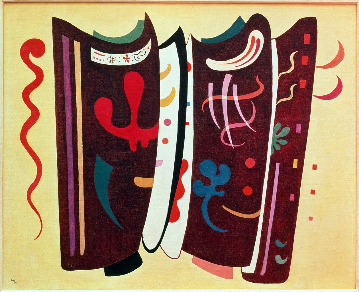 Brun med tillæg af Wassily Kandinsky