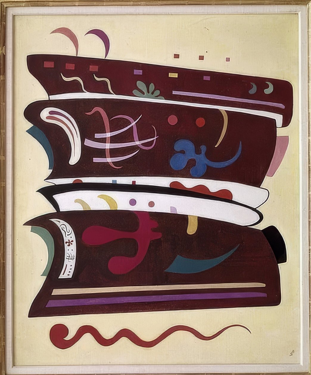 Brun kosttilskud. 1935 af Wassily Kandinsky