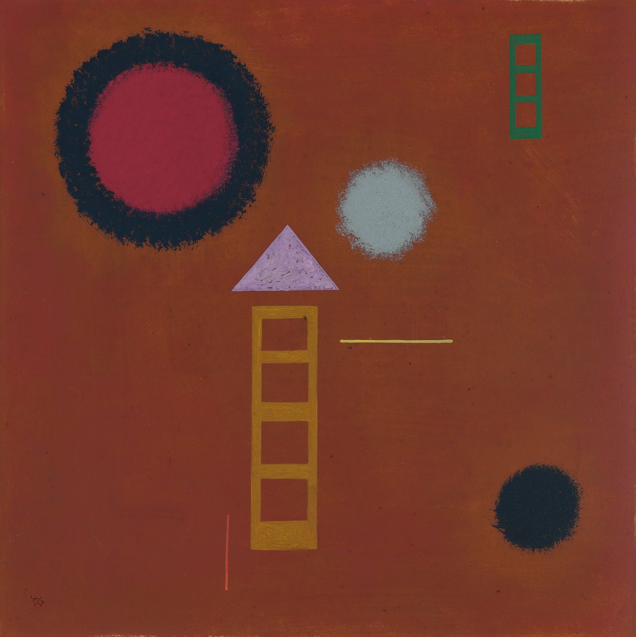 berolige; Faldet til ro af Wassily Kandinsky