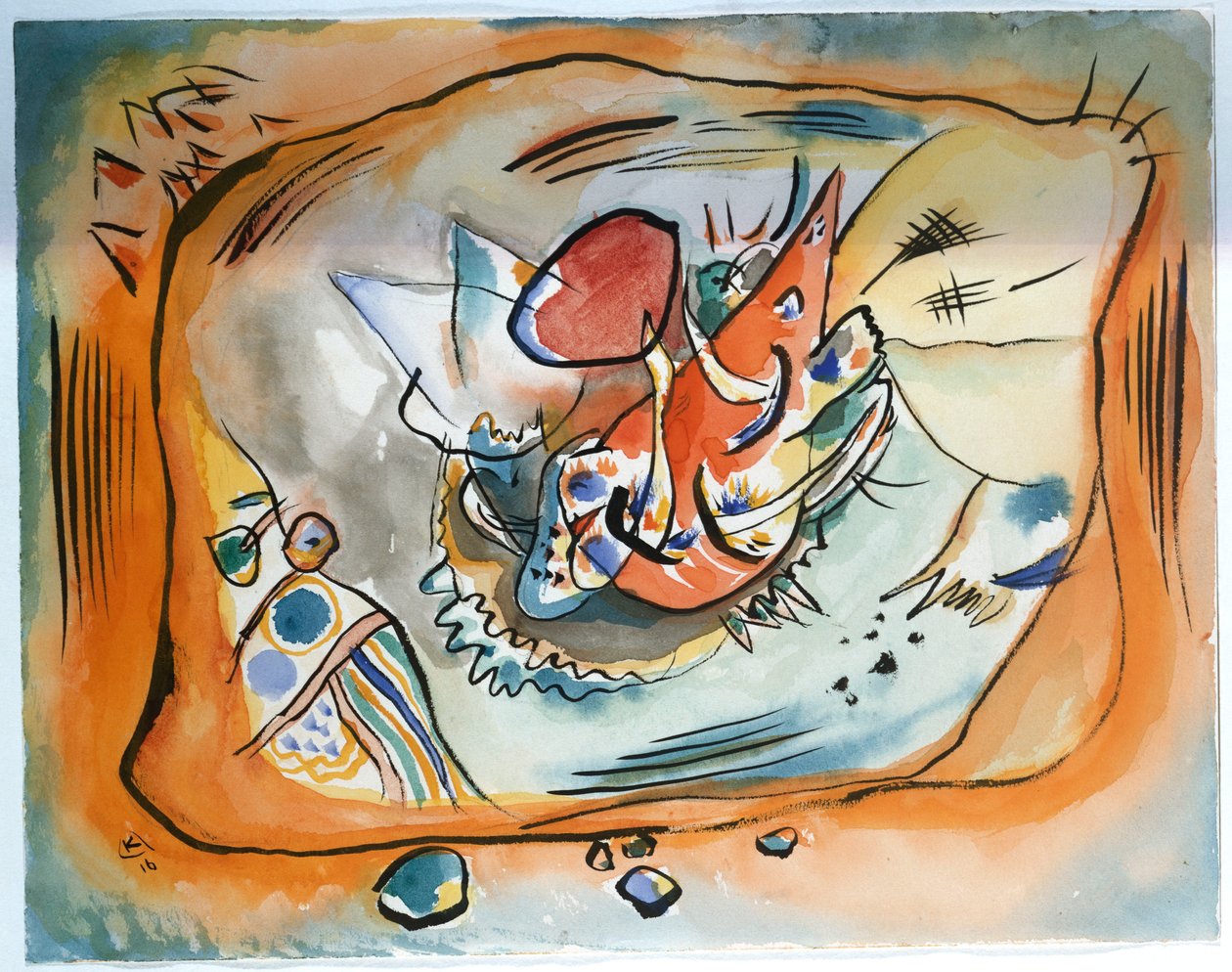 Sammensætning af Wassily Kandinsky
