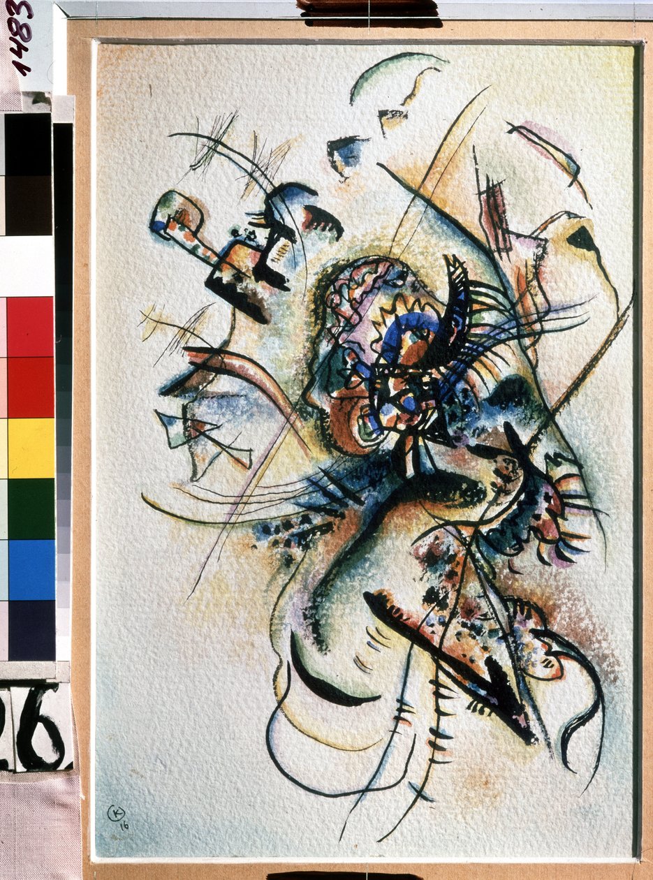""Komposition"" Maleri af Vassily Kandinsky (eller Wassily Kandinsky eller Kandinskyj af Wassily Kandinsky