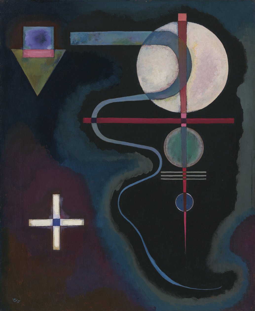 ""Cool energi"" Peinture de Vassily Kandinsky (ou Wassily Kandinski eller Kandinskij af Wassily Kandinsky