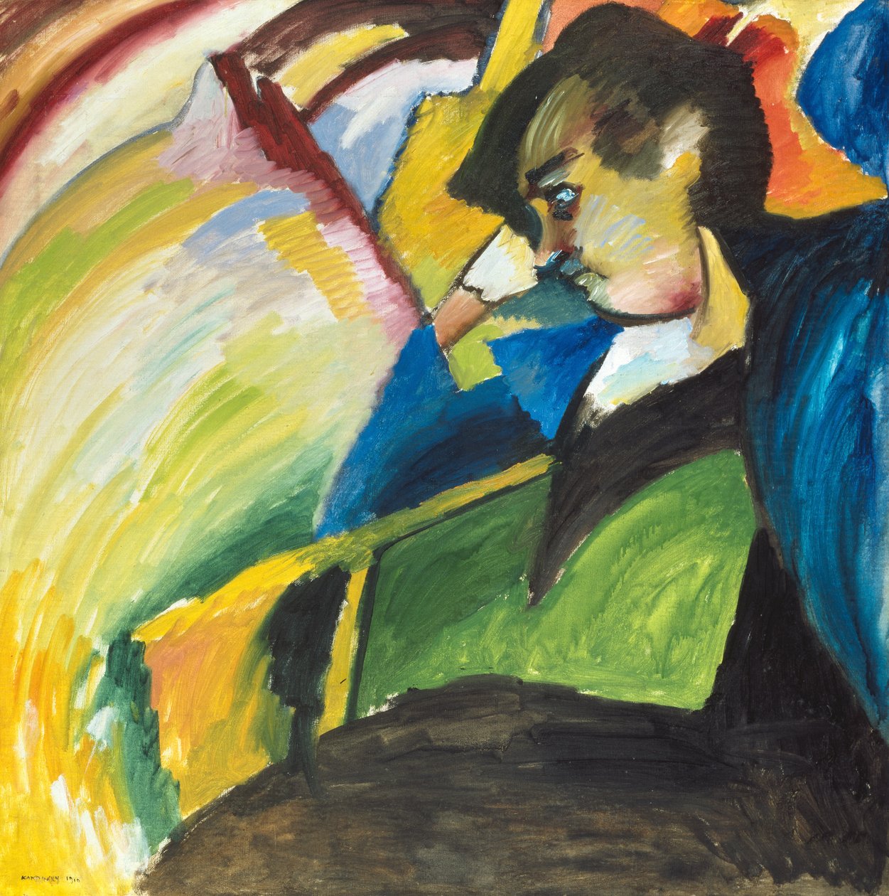 Dame af Wassily Kandinsky