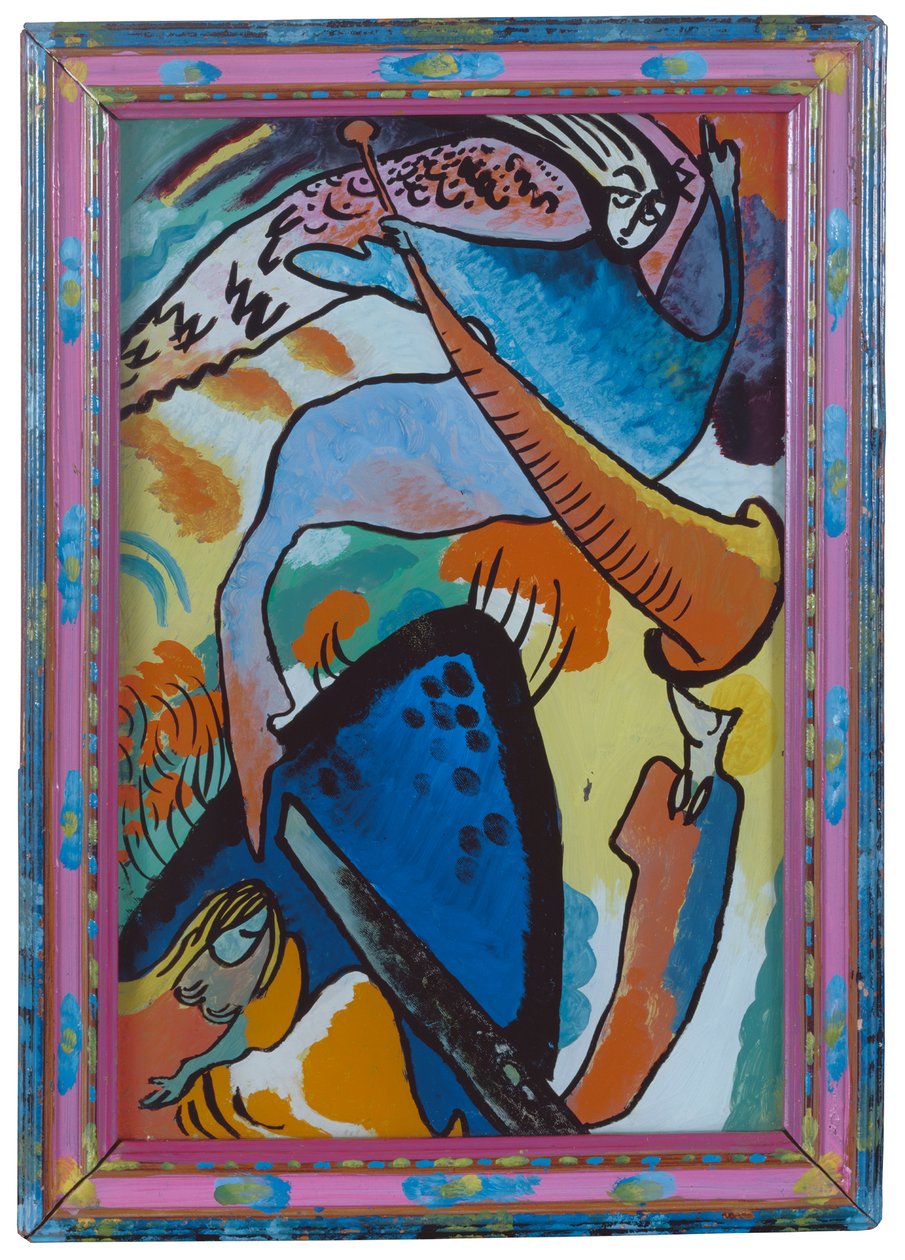 Engel des Jüngsten Gerichts (Fragment) af Wassily Kandinsky