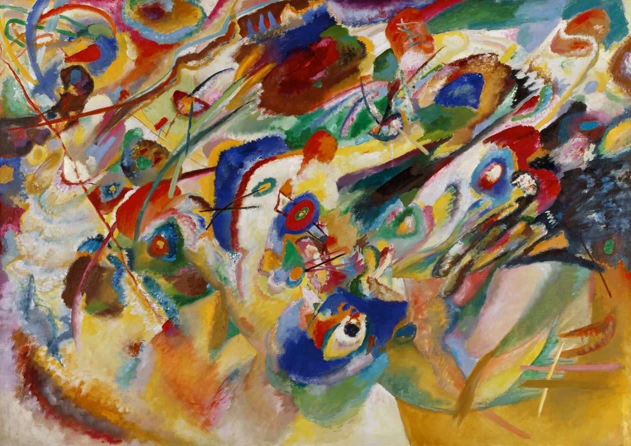 Udkast 2 til komposition VII af Wassily Kandinsky