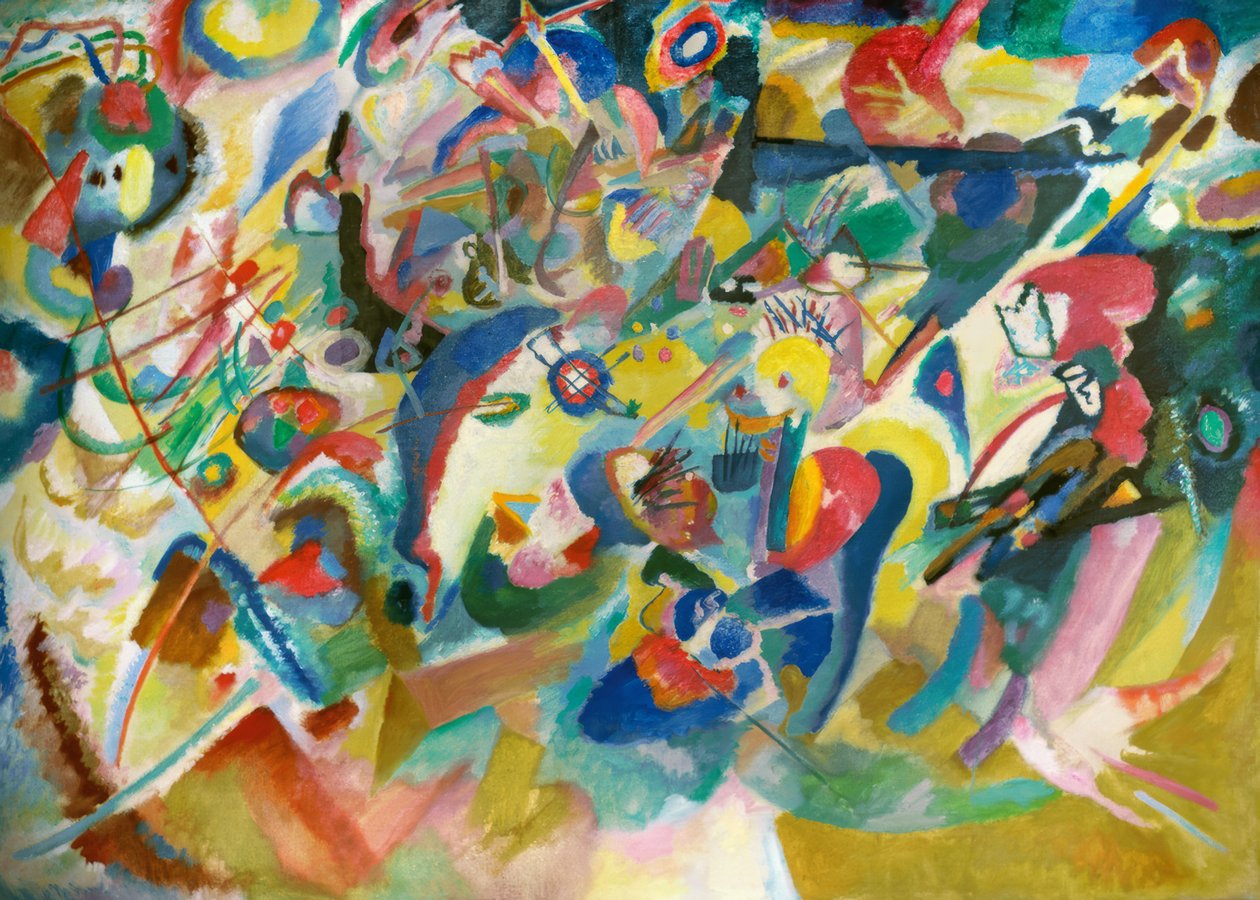 Udkast 3 til komposition VII af Wassily Kandinsky