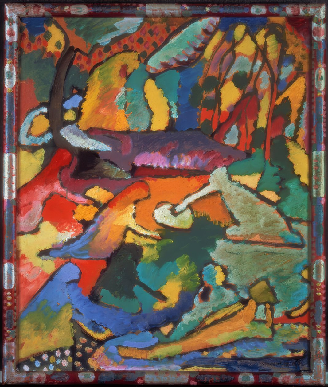Fragment til komposition II af Wassily Kandinsky