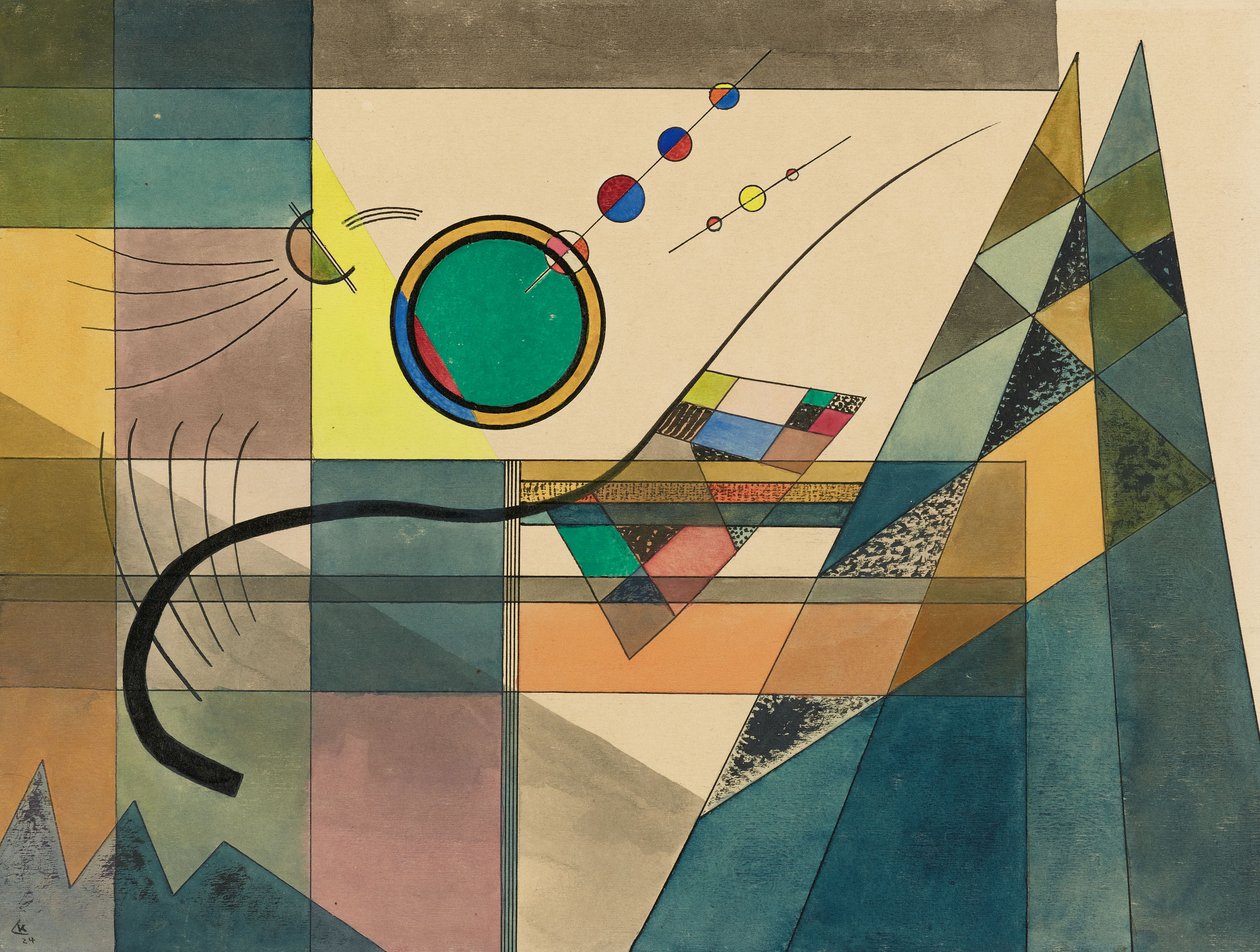 Grøn af Wassily Kandinsky