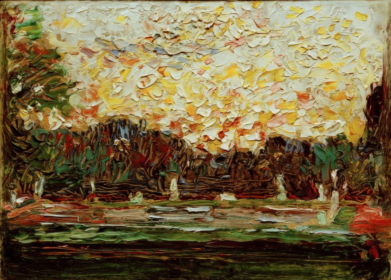 Stort springvand i Nymphenburg Park af Wassily Kandinsky