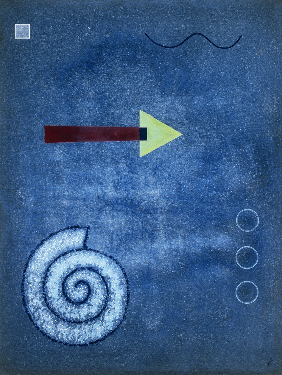 Grøn blonde af Wassily Kandinsky