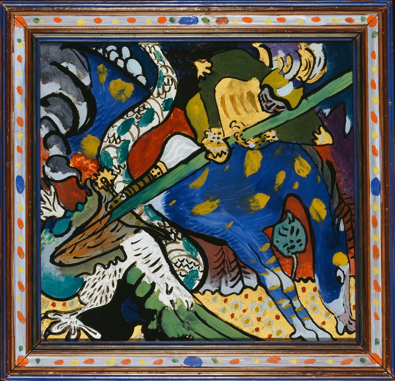 Sankt Georg I af Wassily Kandinsky
