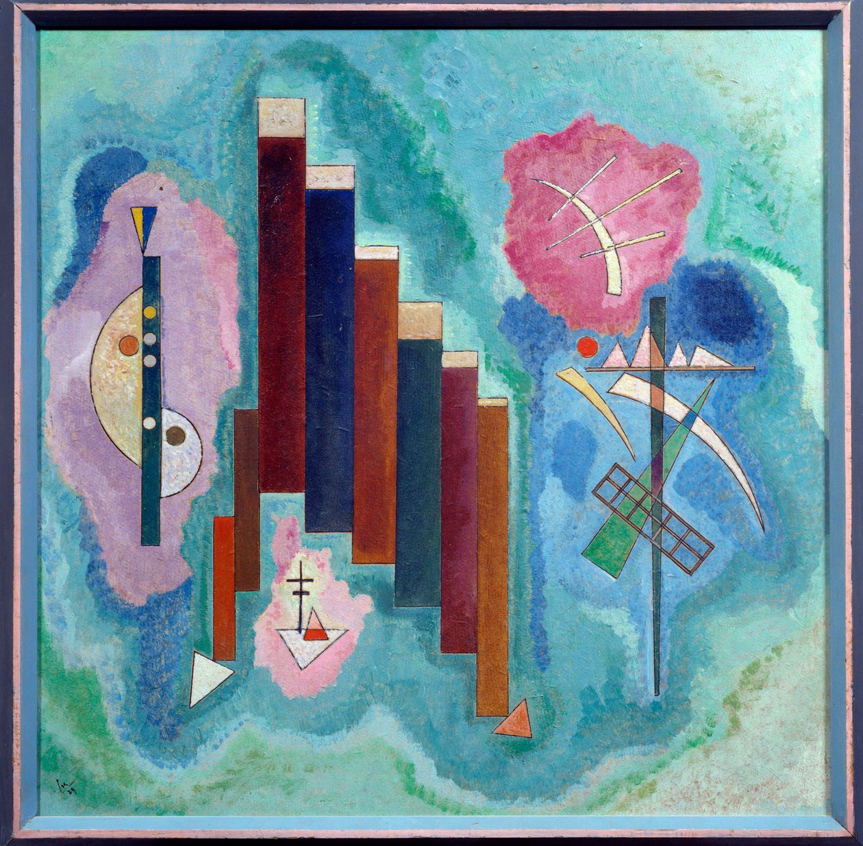 Ned 476 af Wassily Kandinsky