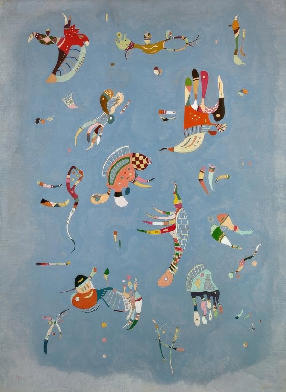 Himmelblau af Wassily Kandinsky