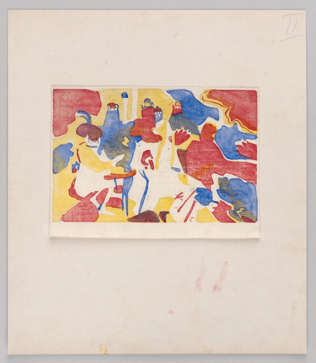 Holzschnitt zu dem Gemälde "Orientalisches" (Erster Zustand) af Wassily Kandinsky