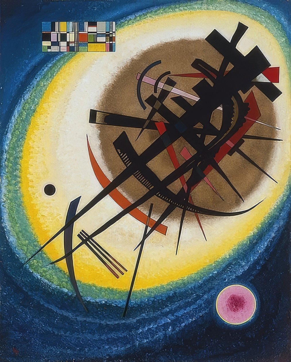 I den lyse ovale. 1925 af Wassily Kandinsky