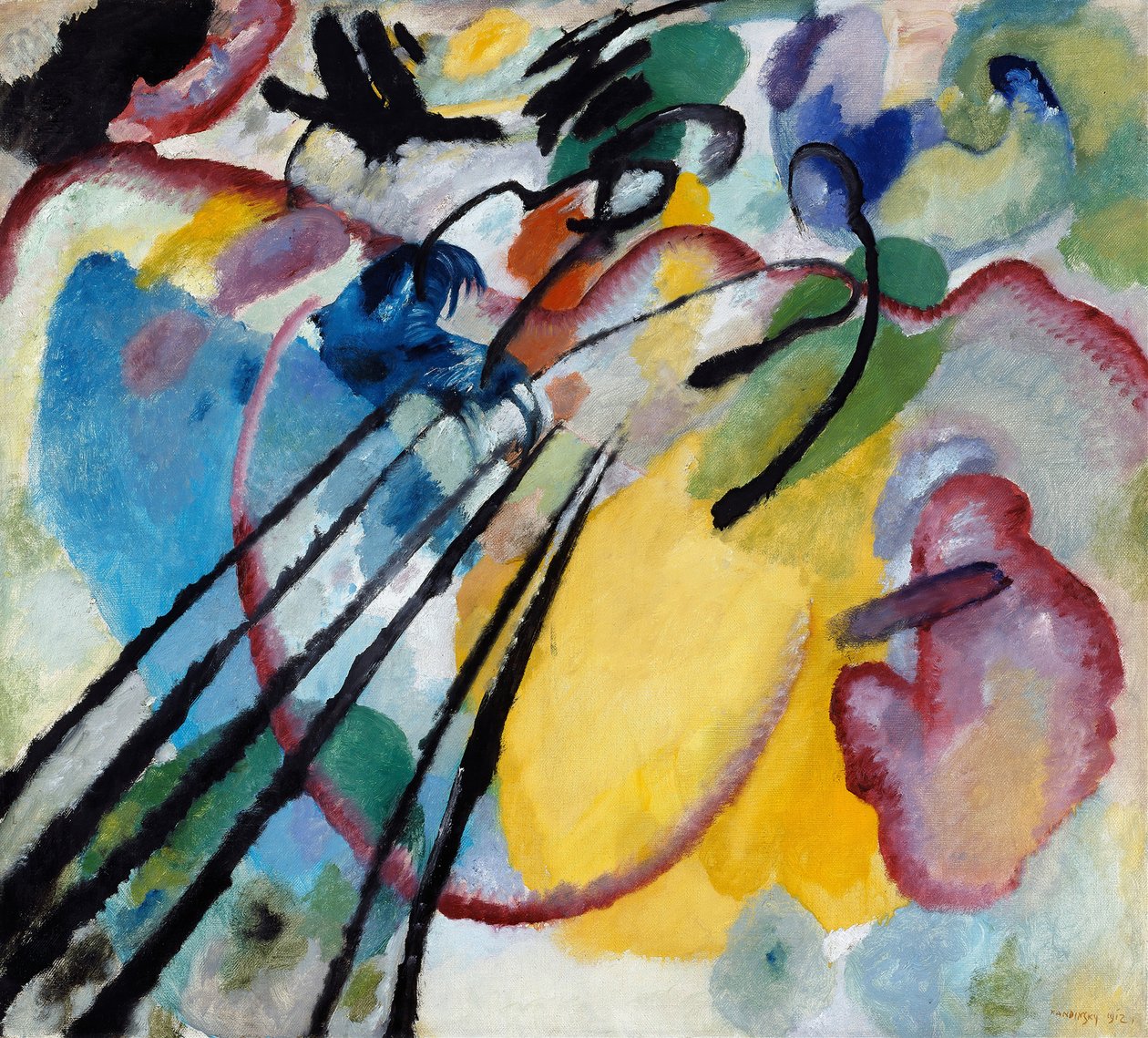 Improvisation 26 Roning, 1912. af Wassily Kandinsky