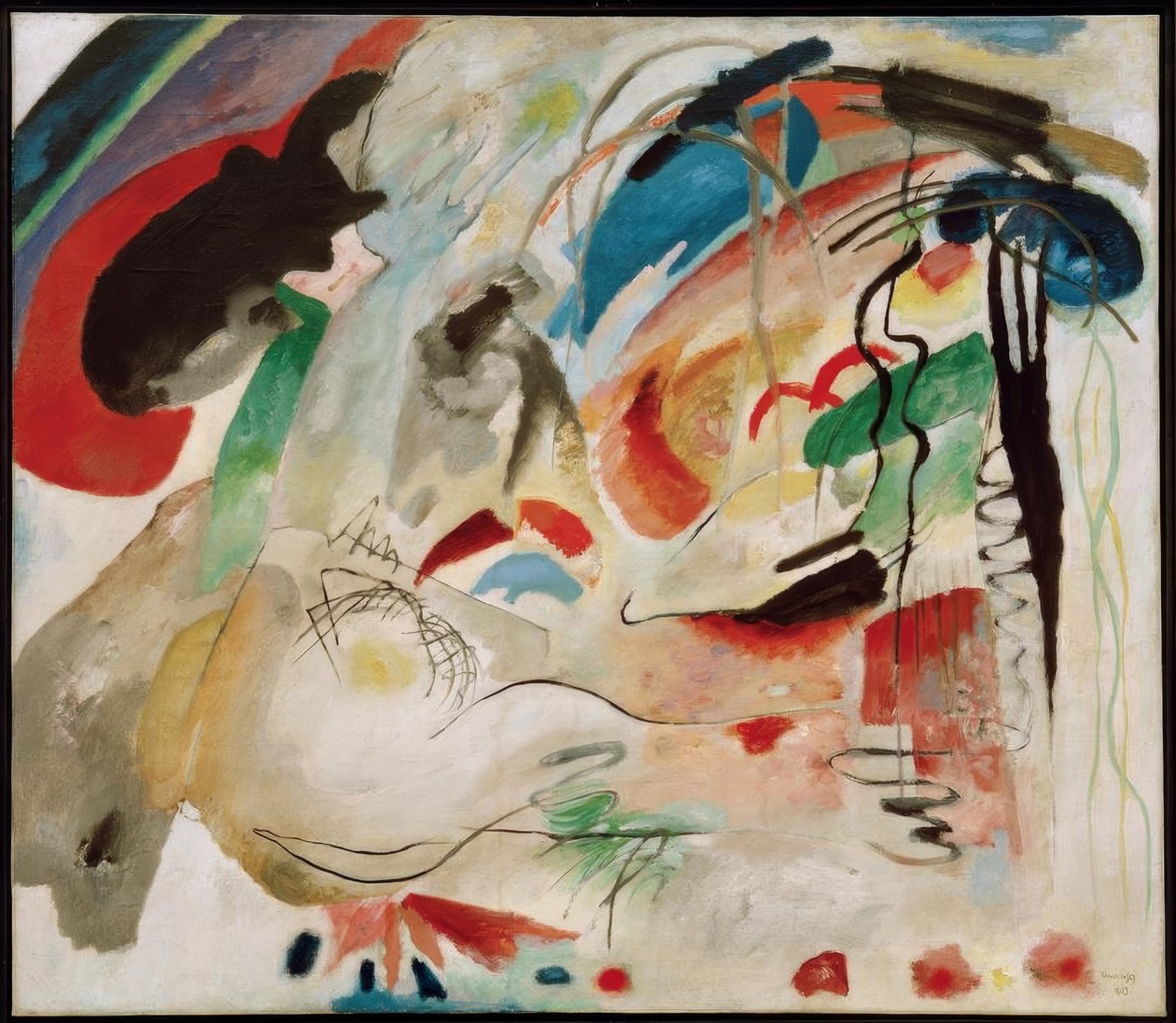 Improvisation 34 af Wassily Kandinsky