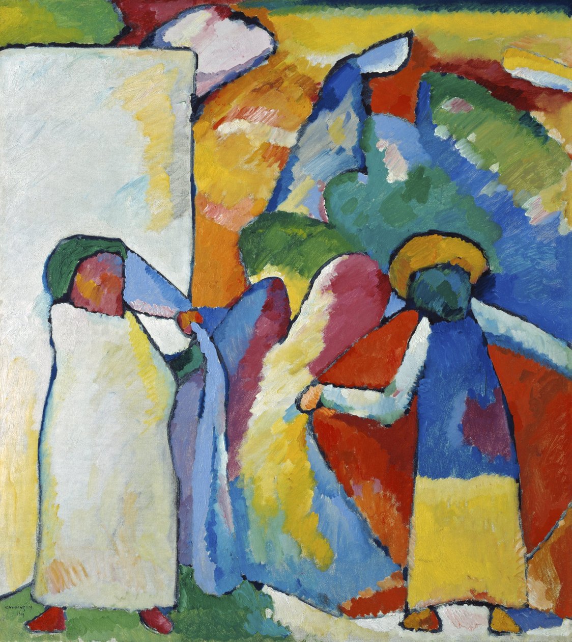 Improvisation 6 (afrikansk) af Wassily Kandinsky
