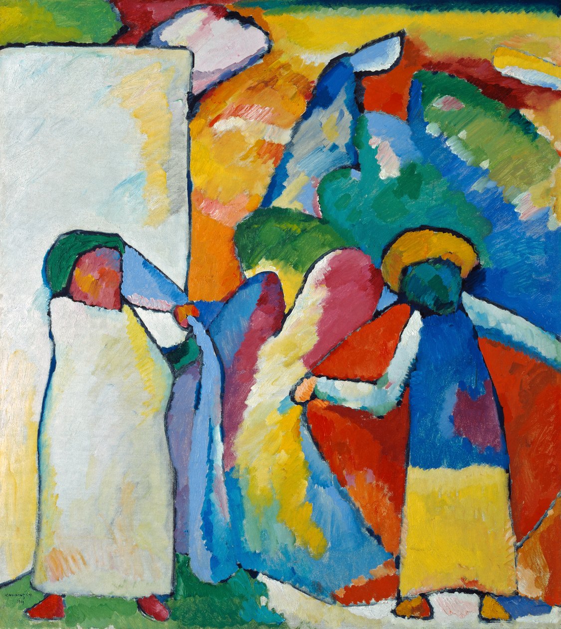 Improvisation 6 ("Afrikansk") af Wassily Kandinsky