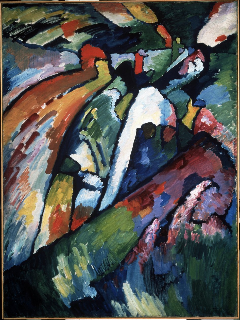 "Improvisation 7" af Painter Day Wassily Kandinsky (Au Wassily Kandinsky au Kandinsky af Wassily Kandinsky