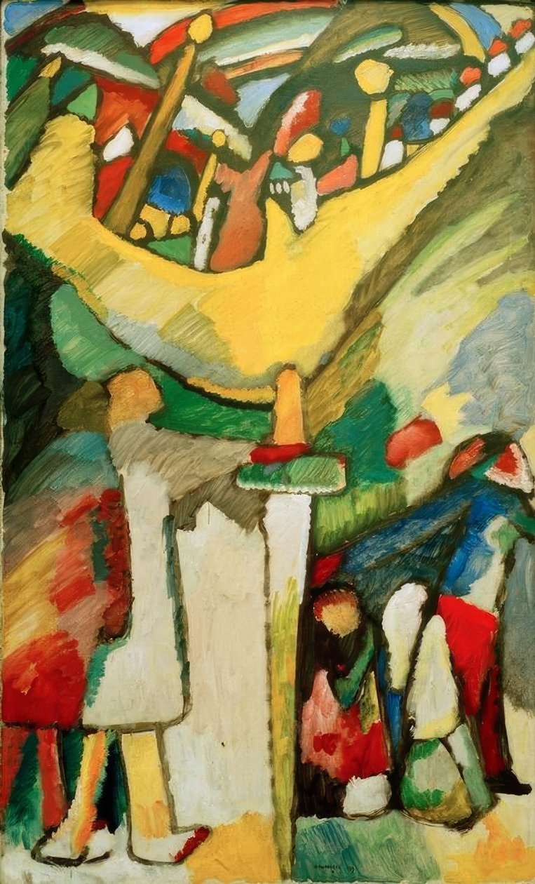 Improvisation 8 af Wassily Kandinsky