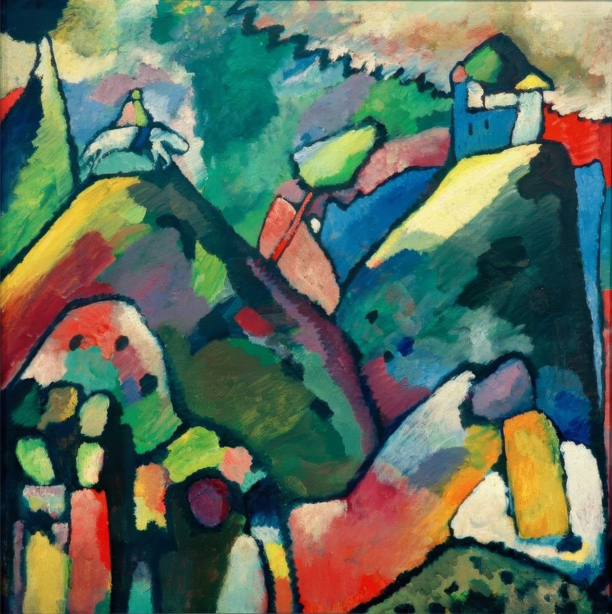 Improvisation 9 af Wassily Kandinsky