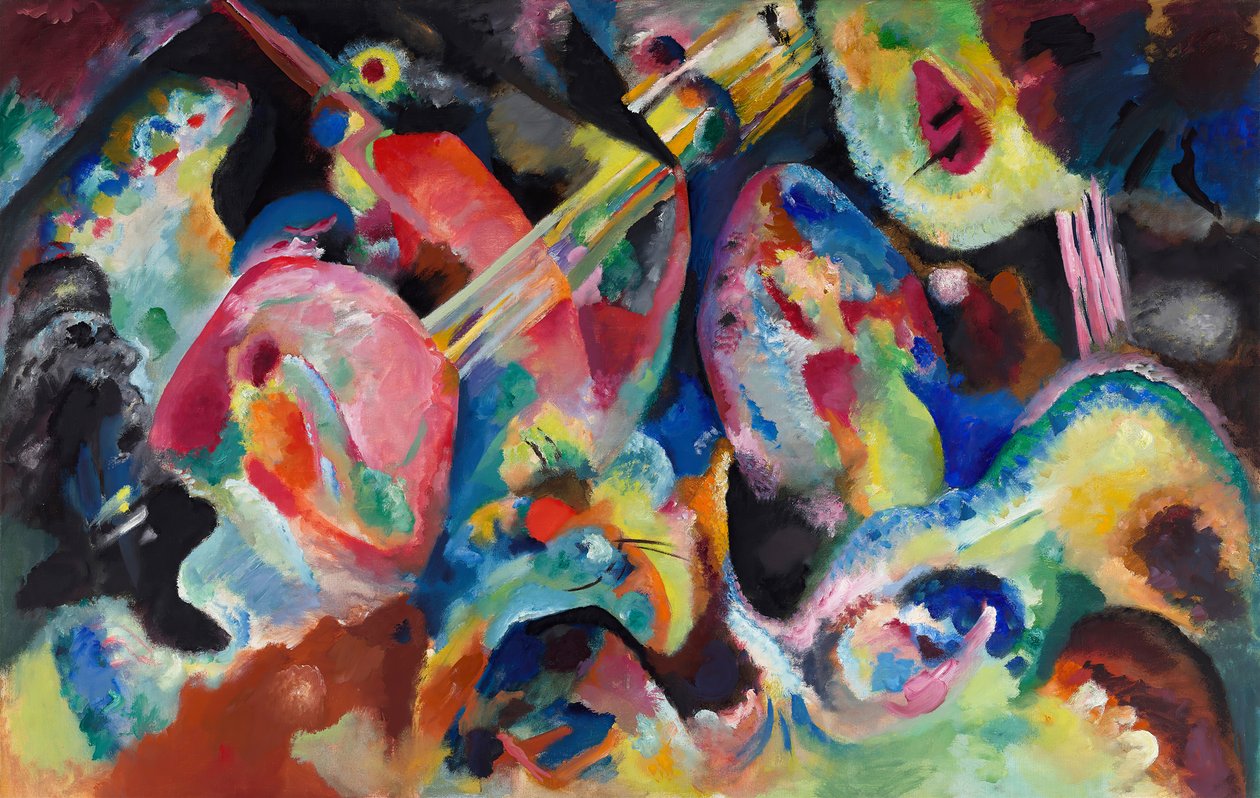 Improvisation. Syndflod, 1913. af Wassily Kandinsky