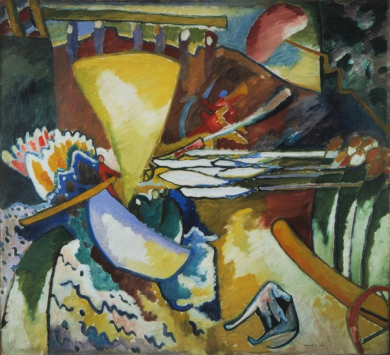 Improvisation II af Wassily Kandinsky