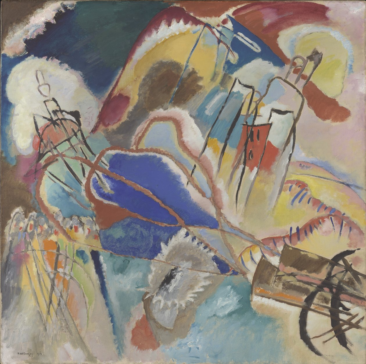 Improvisation nr. 30 af Wassily Kandinsky