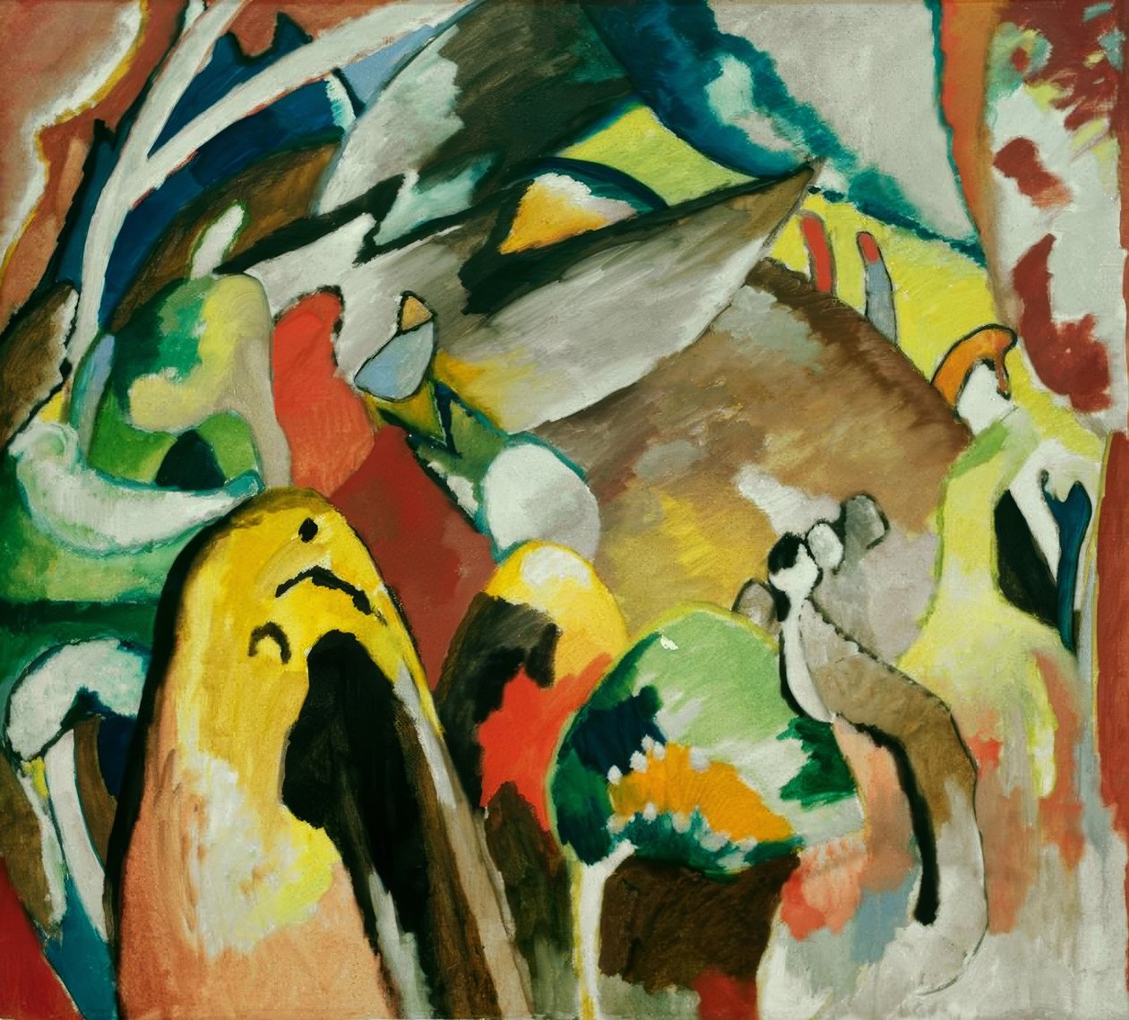 Improvisation nr. 19a af Wassily Kandinsky
