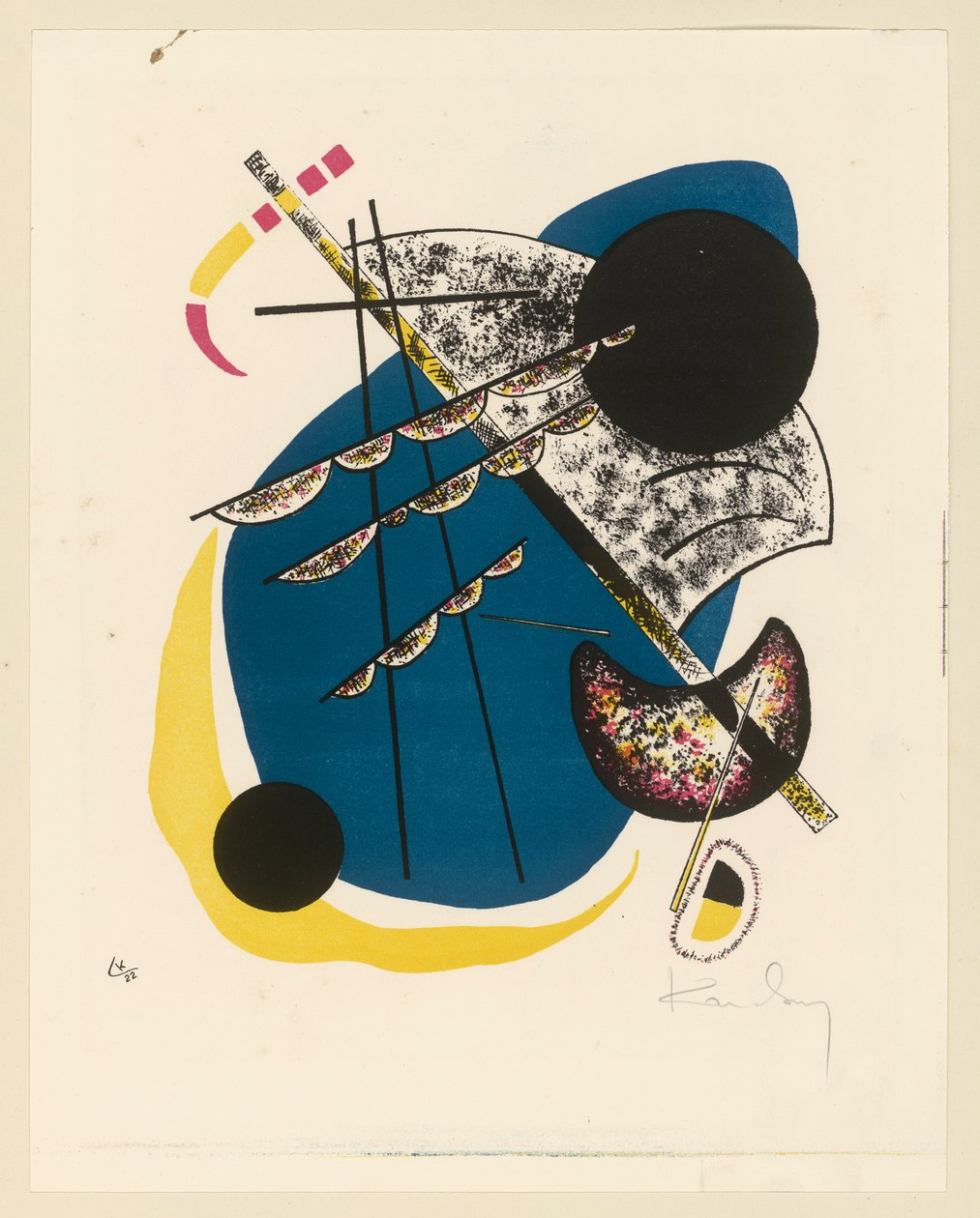 Kleine Welten II af Wassily Kandinsky